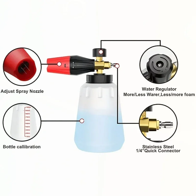 High Pressure PA Foam Cannon A - Pressure Washer Foam Gun recension och pris