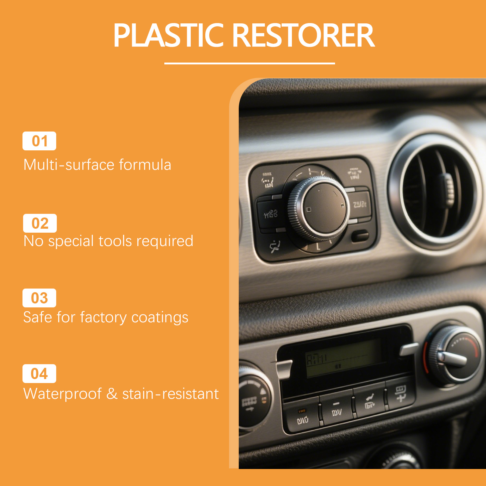 Automotive Plastic Restorer Pa - Leather Cleaner Interior recension och pris