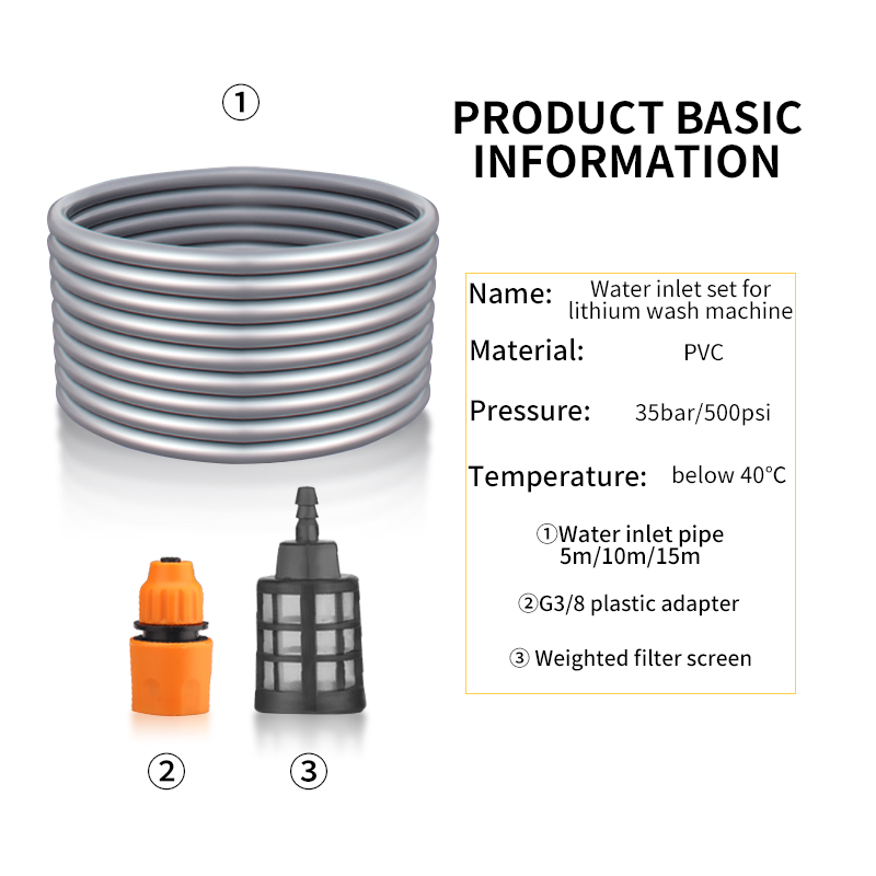 G3/8 Water Inlet Pipe Set For  - Car Shampoo Ph recension och pris