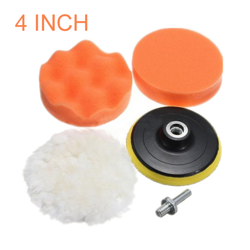 4pcs 4'' Car Polish Buffer Pad - Polish Pad Set Buffer recension och pris