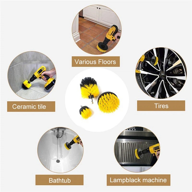15pcs Electric Floor Scrubber  - Car Cleaning Brush recension och pris
