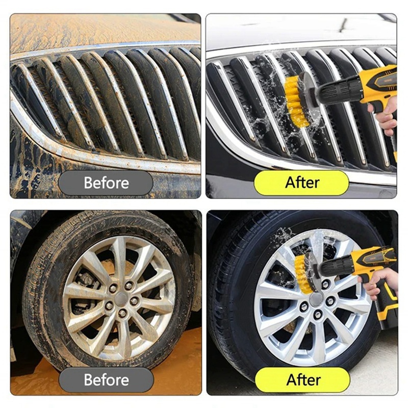 15pcs Electric Floor Scrubber  - Car Cleaning Brush recension och pris